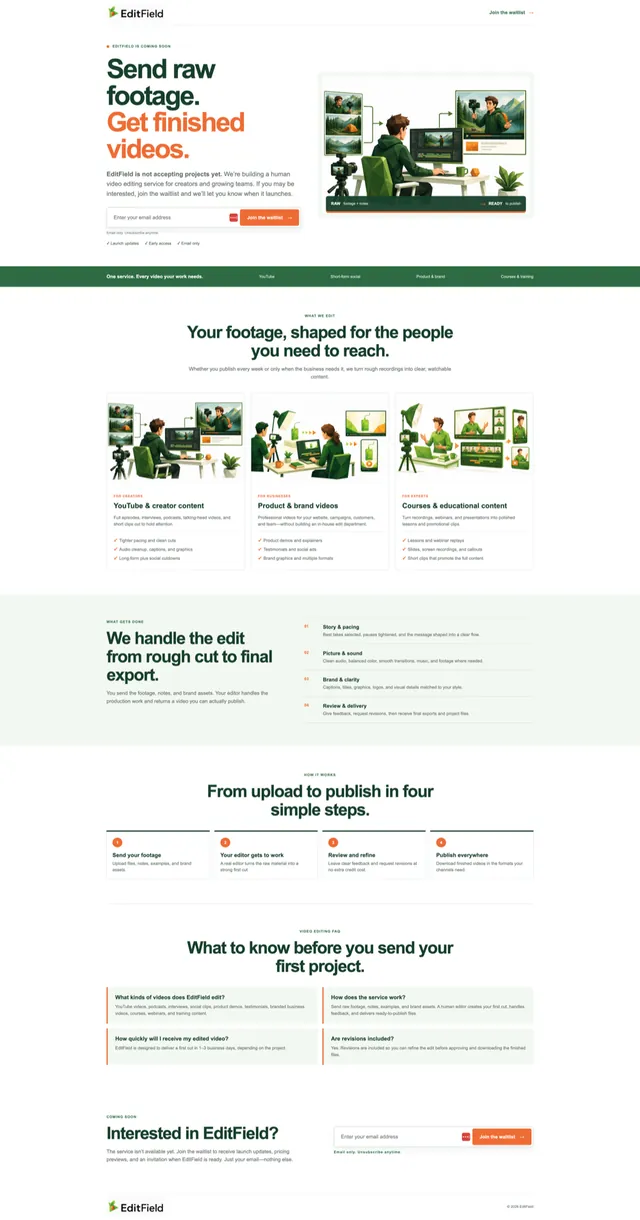 EditField website example